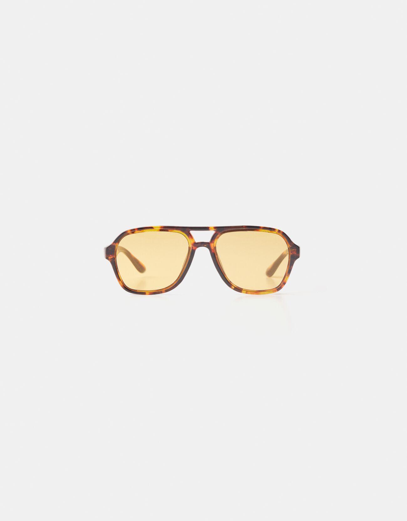 Retro-style sunglasses — Brown