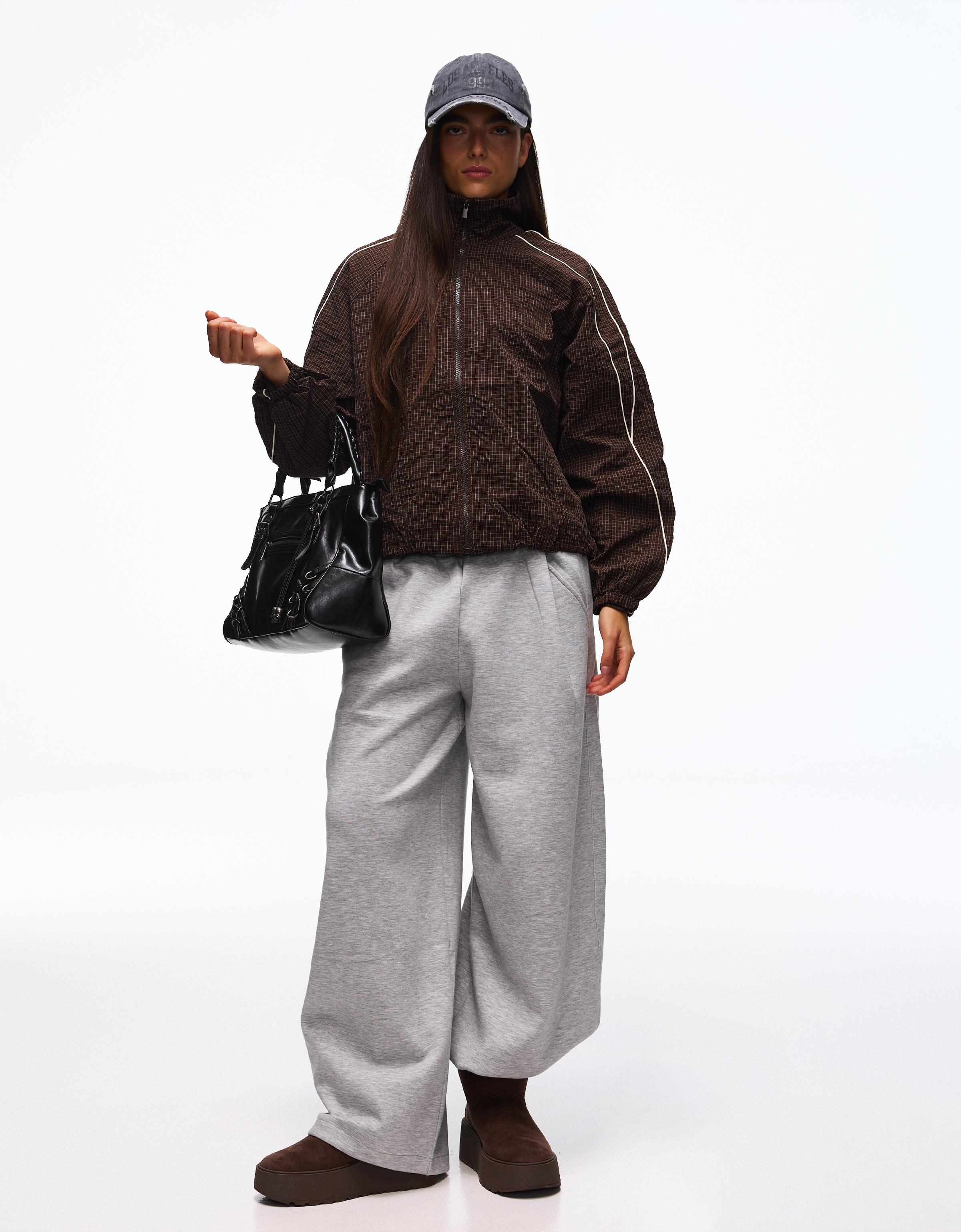 Barrel trousers — Grey