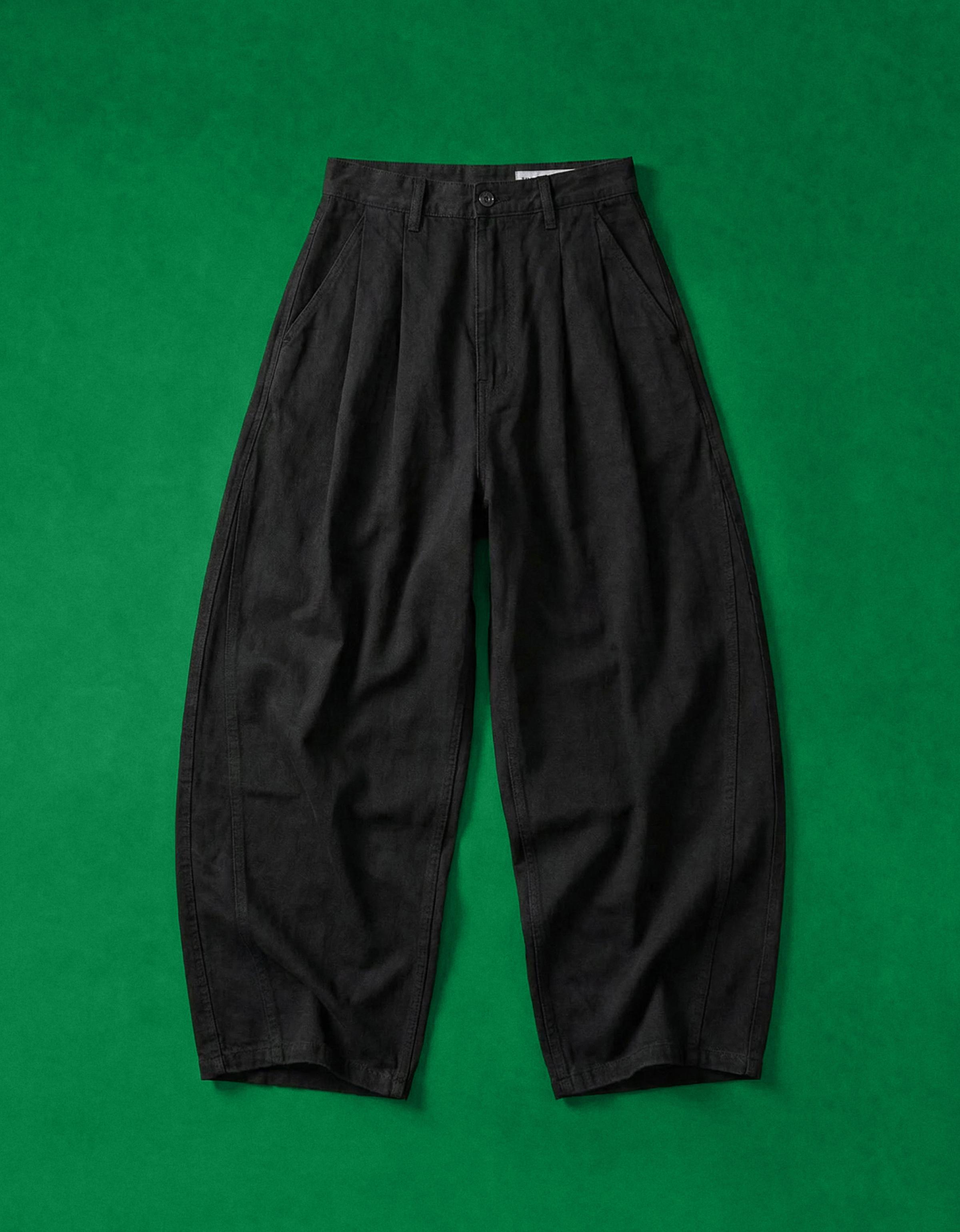 Ketenli super baggy fit pantolon - Görsel 118