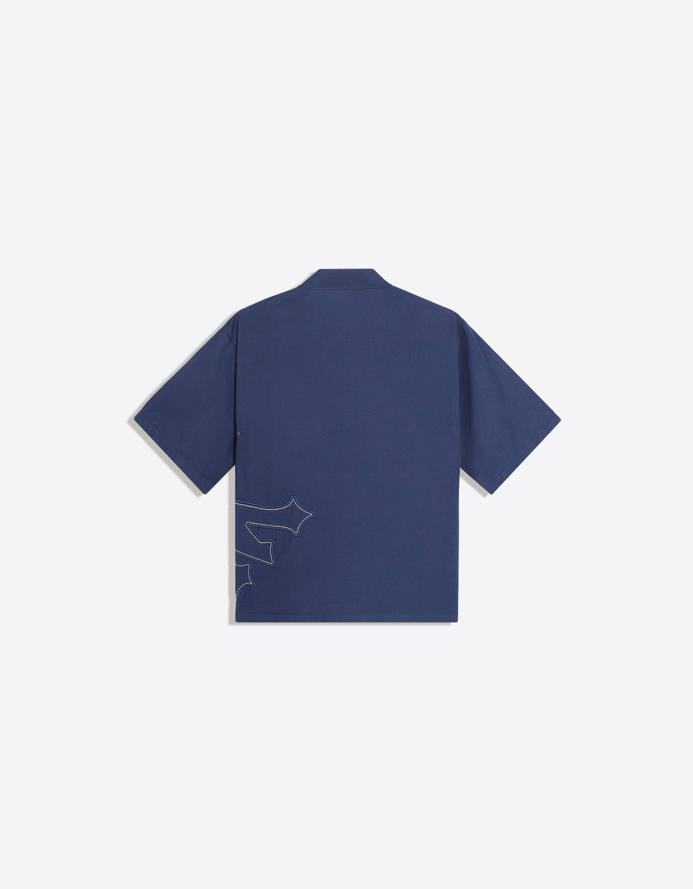 ZOO YORK short sleeve boxy shirt — Navy