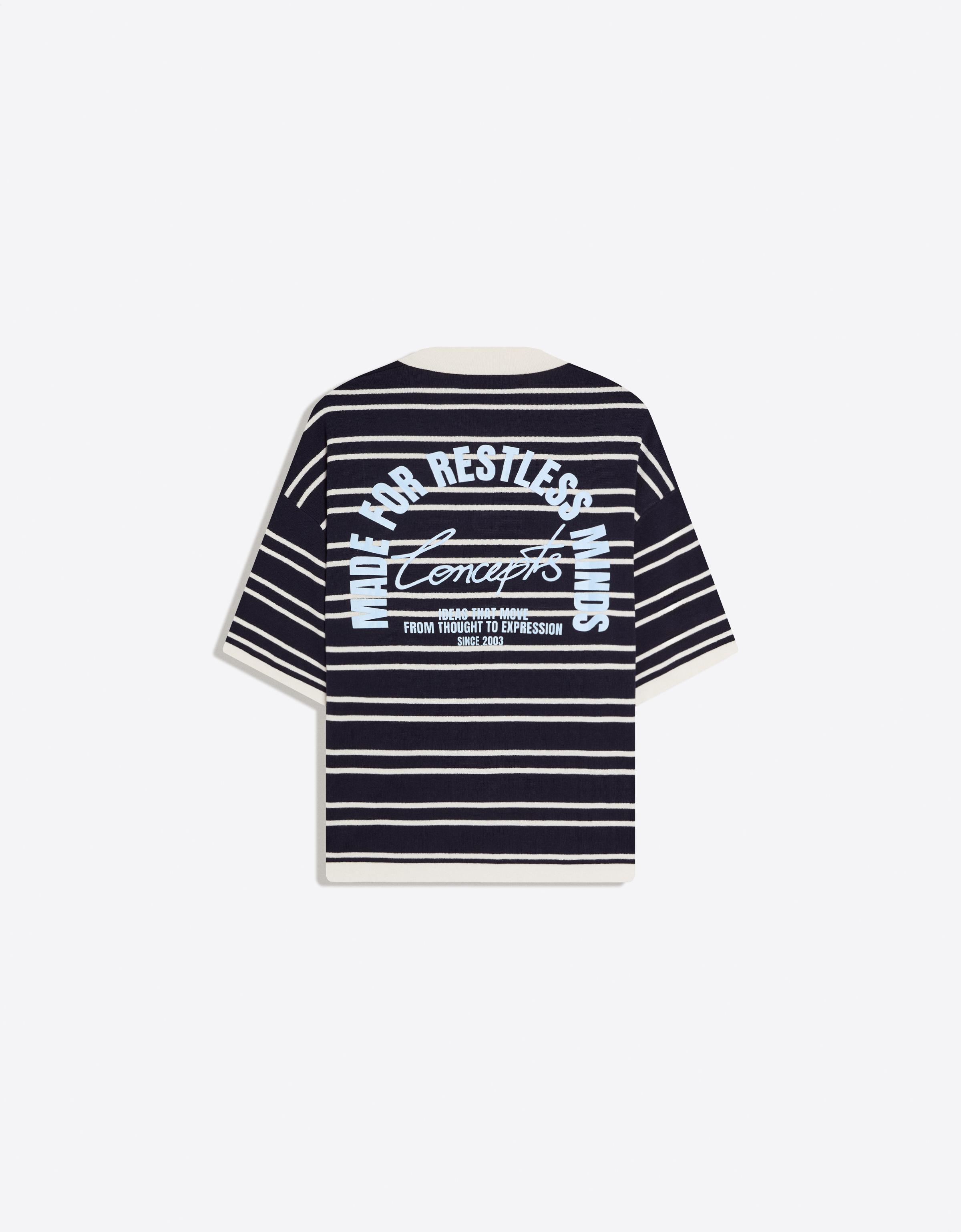 Çizgili grafik polo - Görsel 8