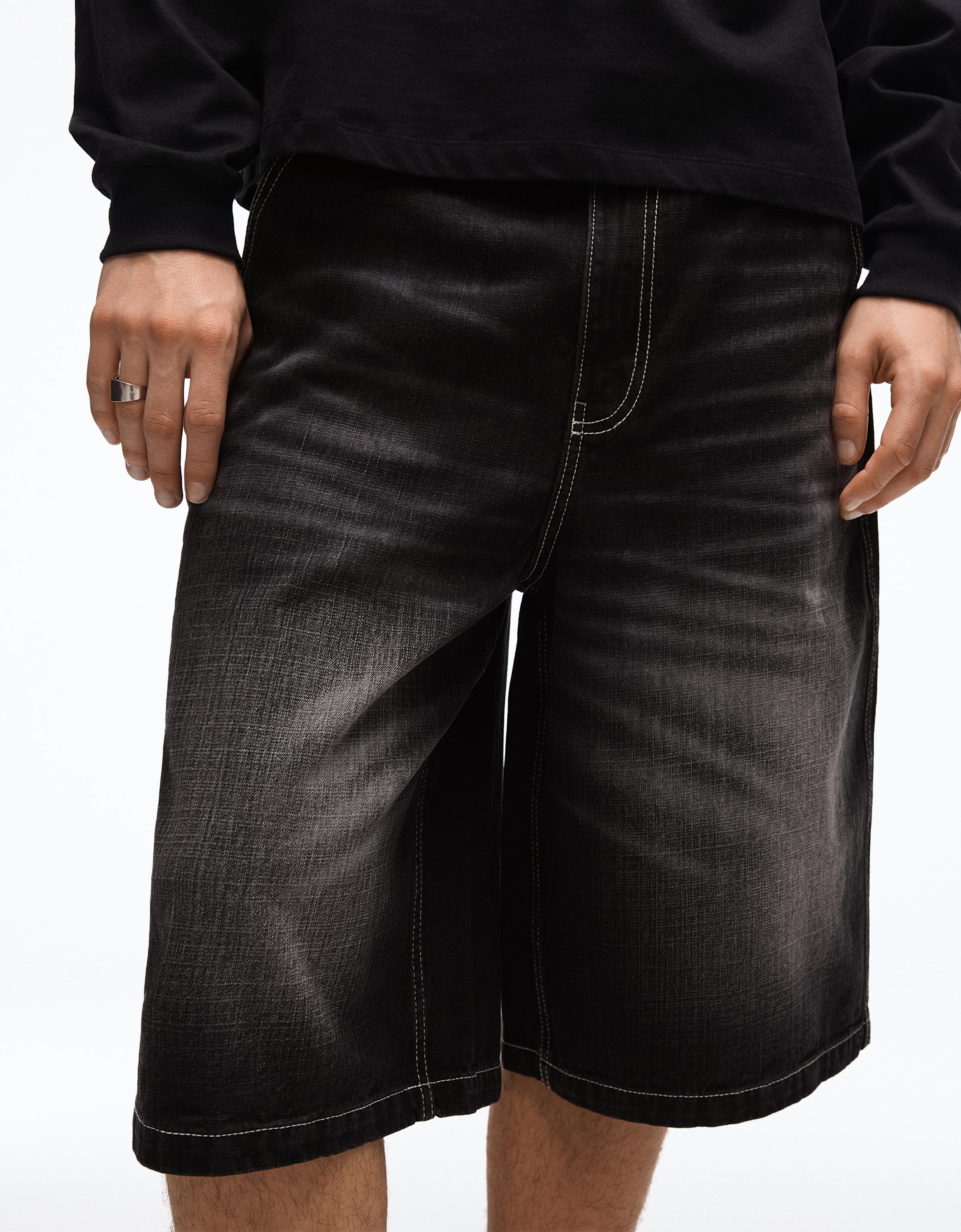 Skater denim bermuda - Görsel 139