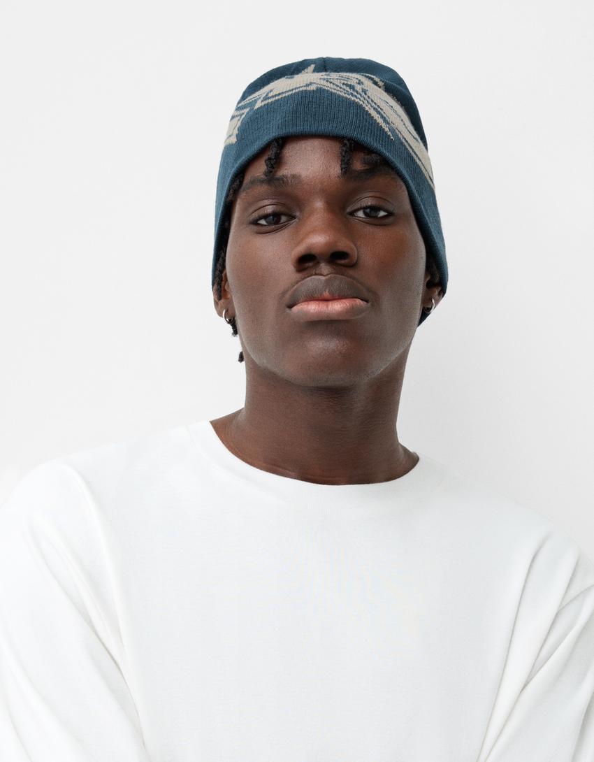 Jacquard beanie - Men | Bershka