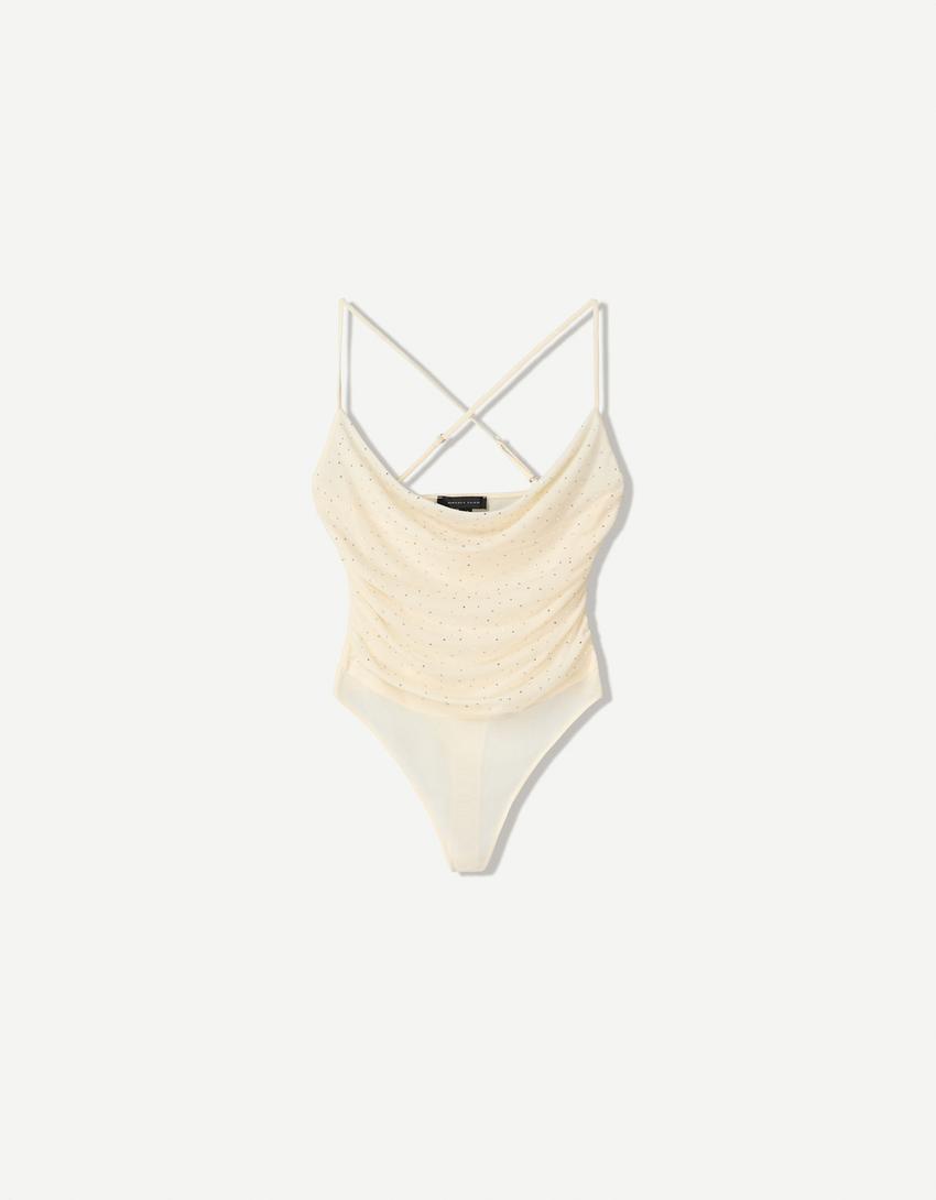 Body alças mesh strass-Cru-3