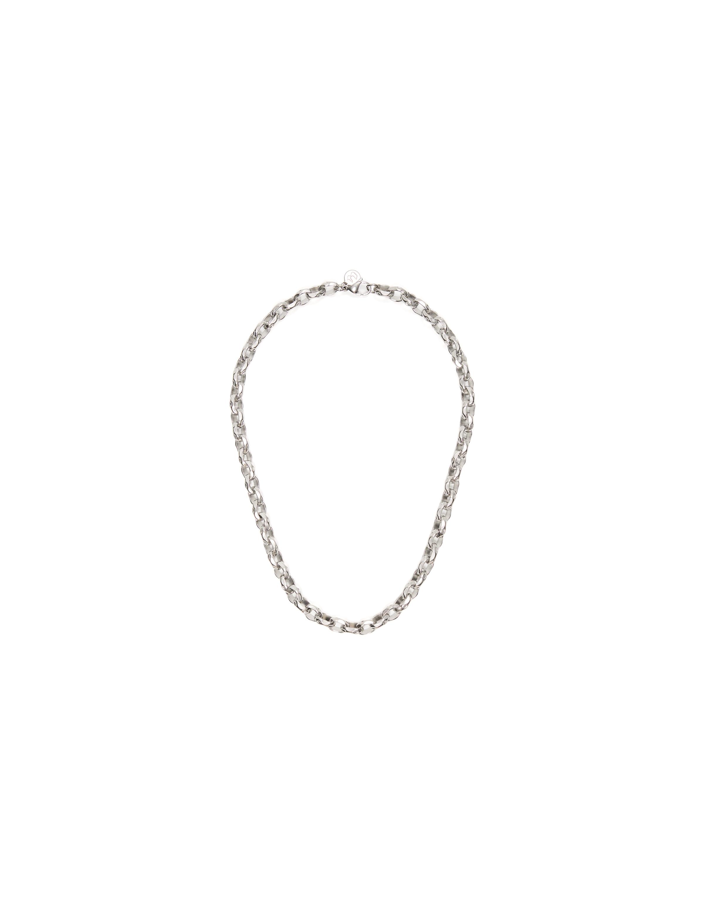 Steel link chain — Silver