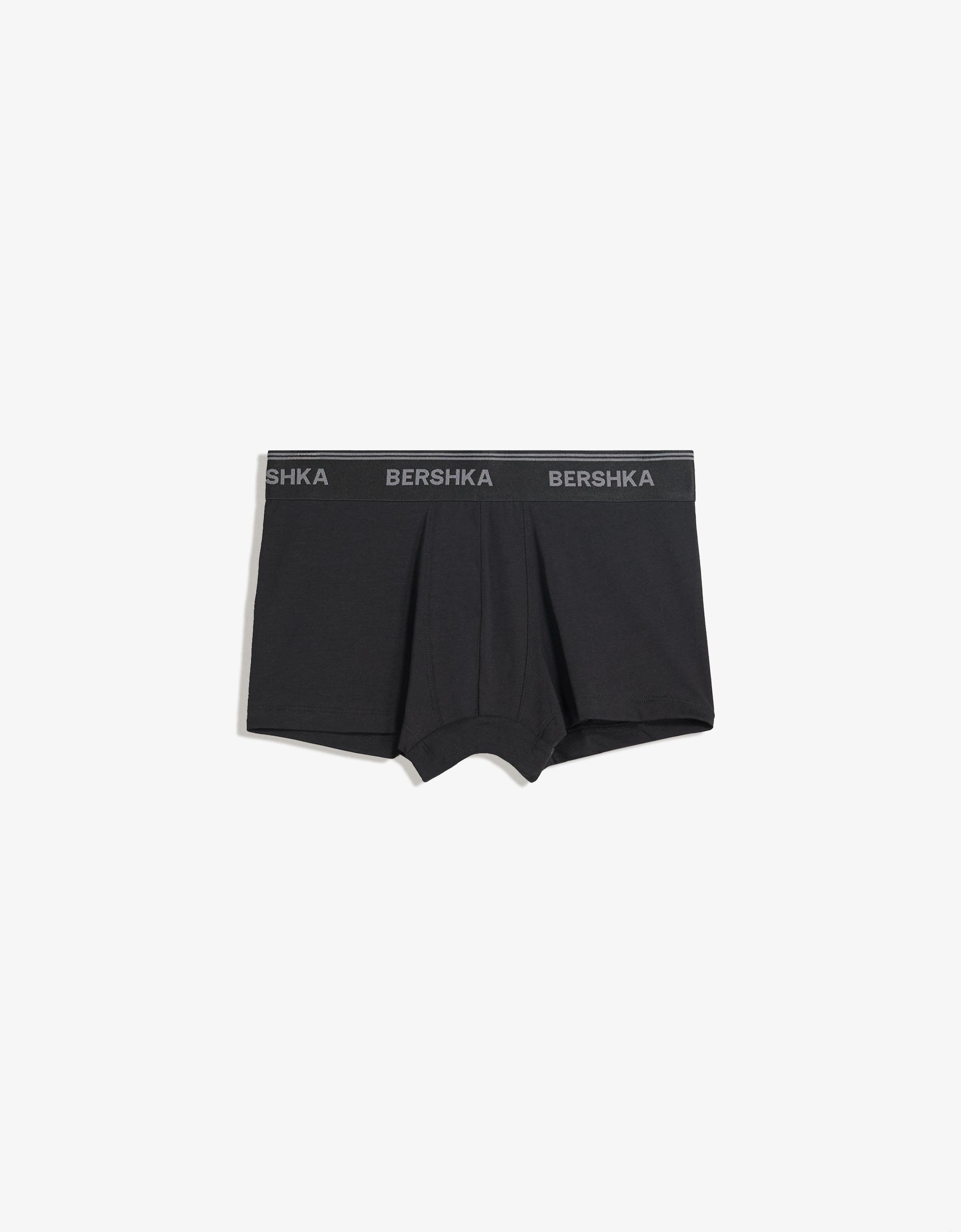 Thumbnail - Bershka 3er-Pack Boxershorts Herren S Grau