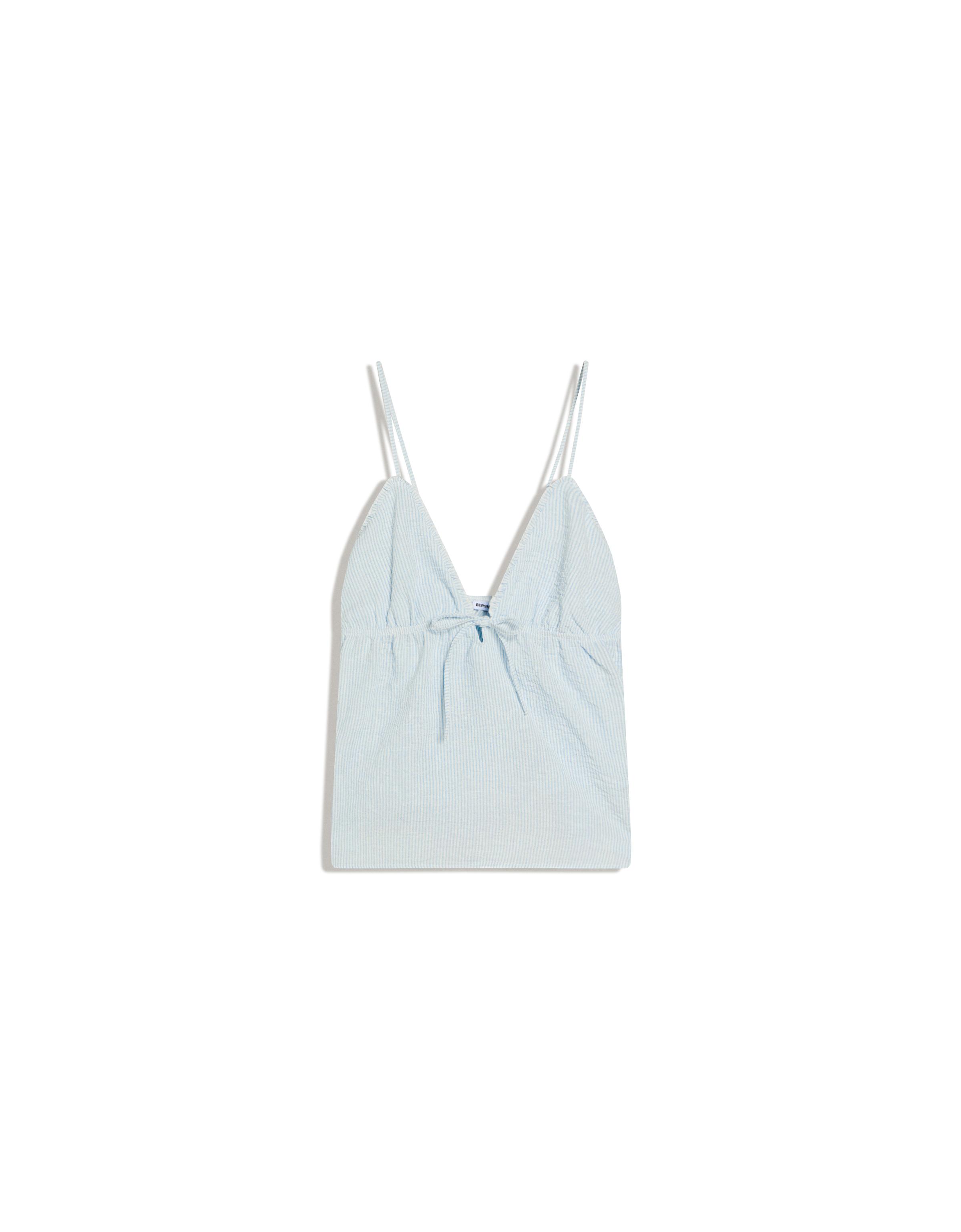 Strappy top with bow