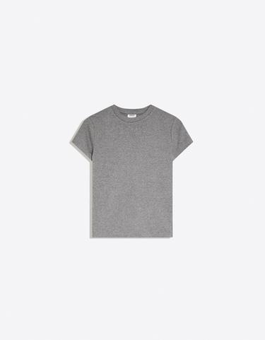 Round neck short sleeve T-shirt — Grey 5