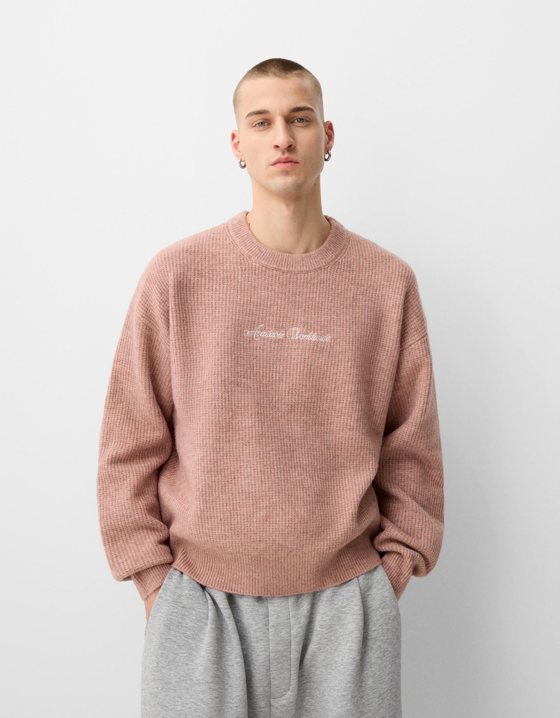 Mens Sweater Sweater Bershka Hombre Printed Sweater Sweaters And