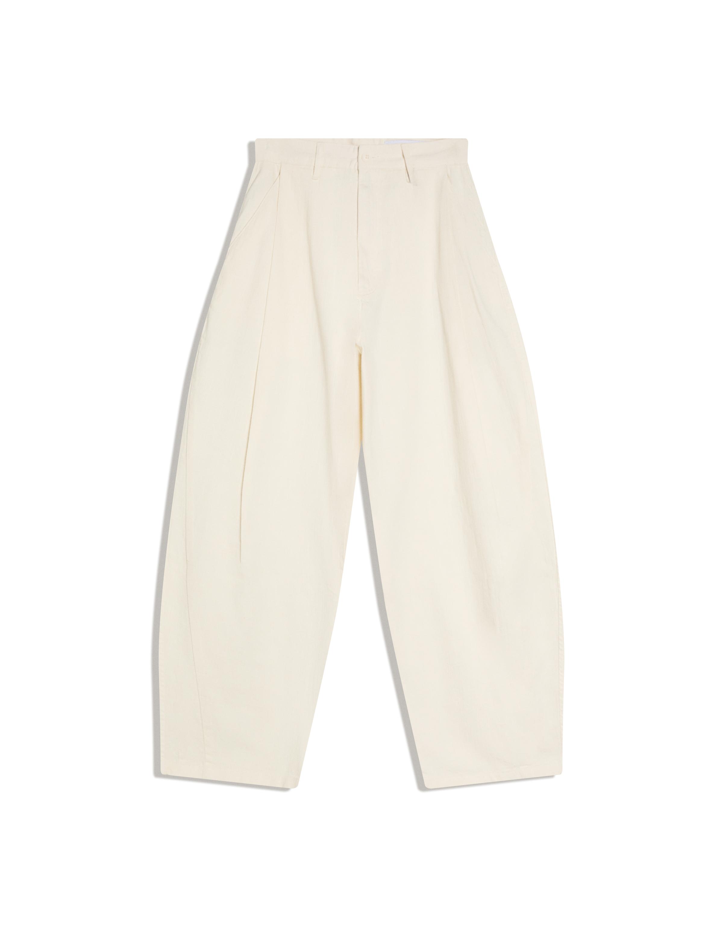 Ketenli super baggy fit pantolon - Görsel 55