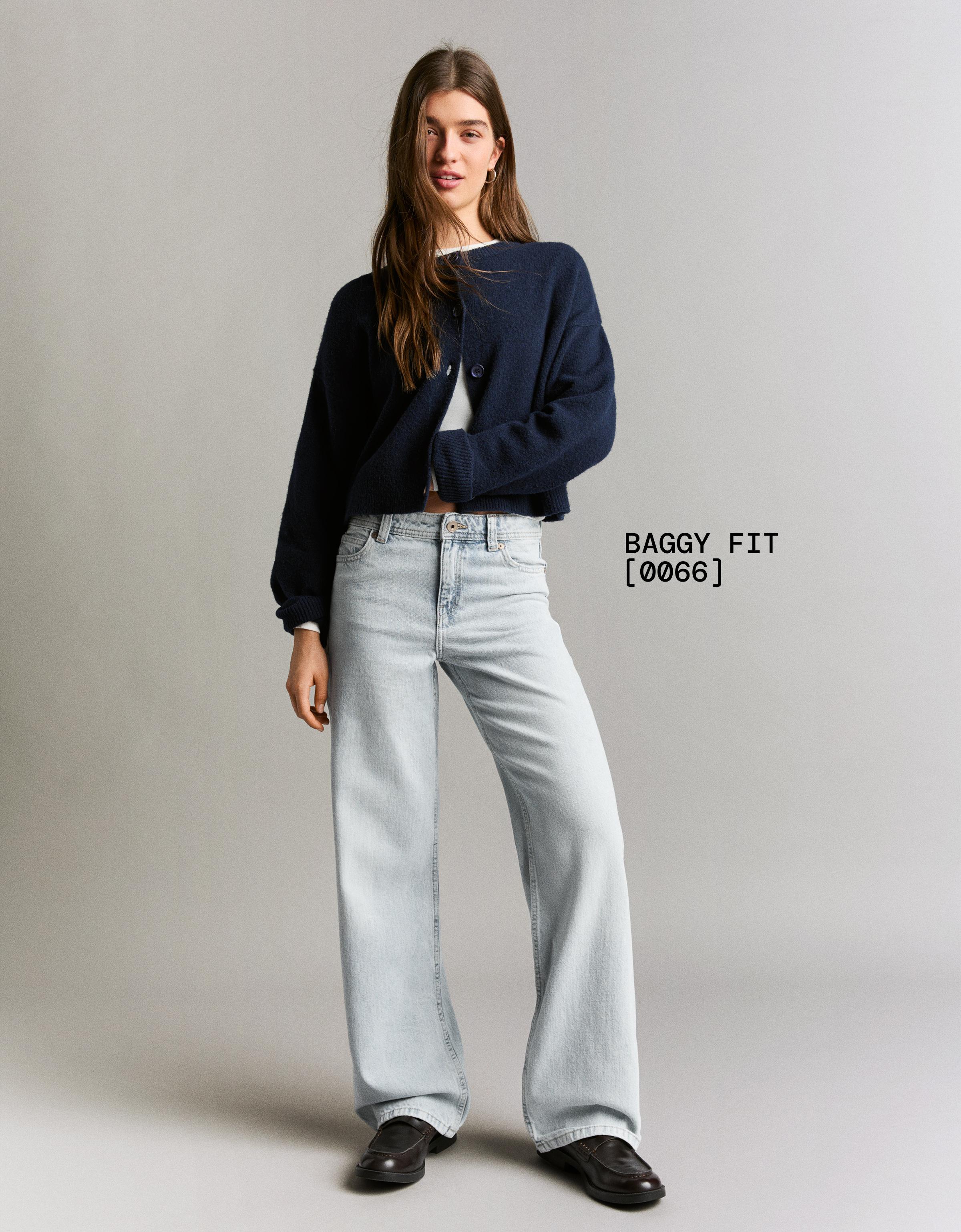 Baggy fit orta bel jean - Görsel 26