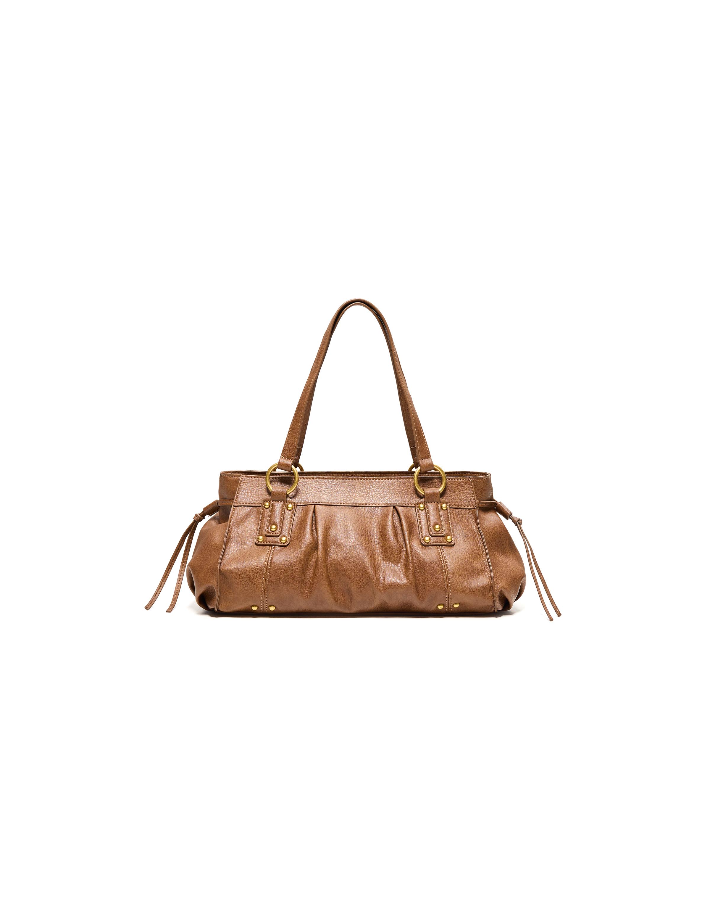 Studded bag — Brown
