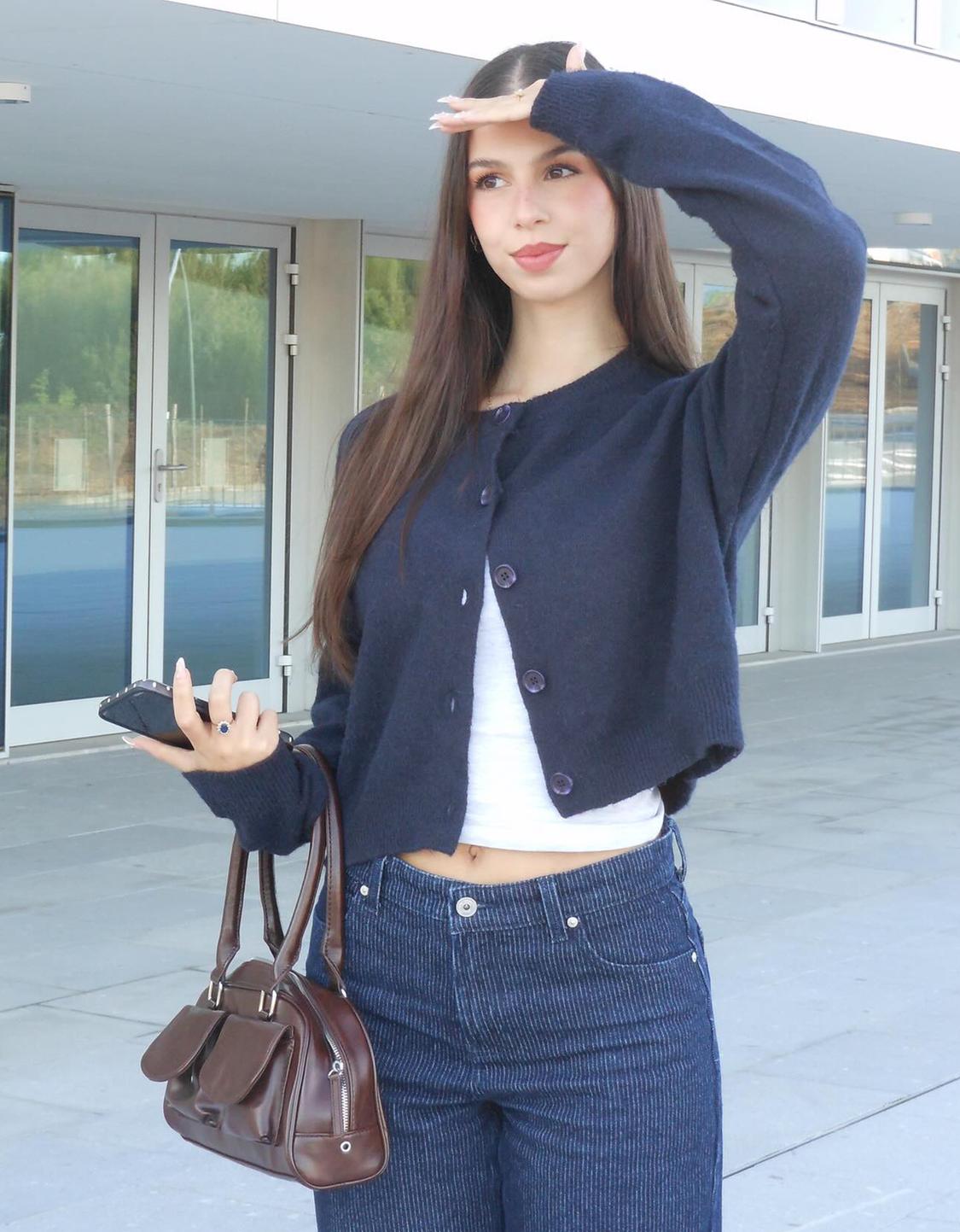 Soft touch button-up cardigan