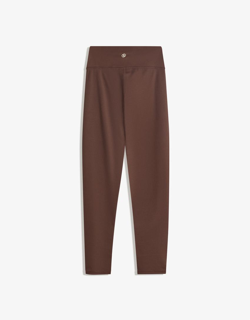 Leggings quick dry & breathable-Marrón-5