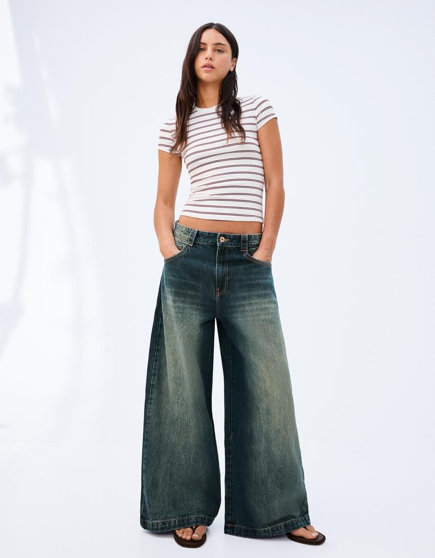 Low Rise Bershka Baggy 90s Jeans Mega Baggy Jeans Jeans Men Bershka
