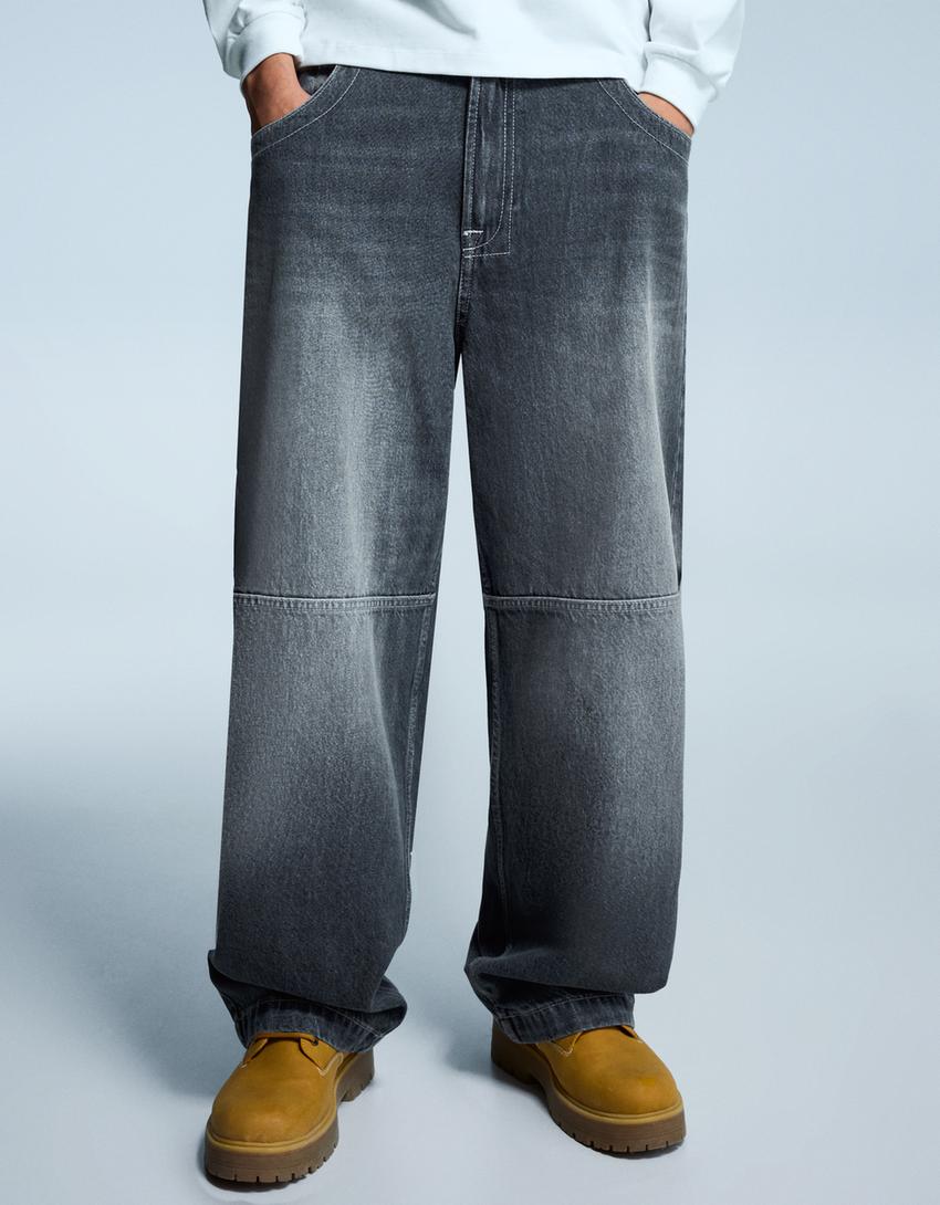 Super baggy jeans-Blue