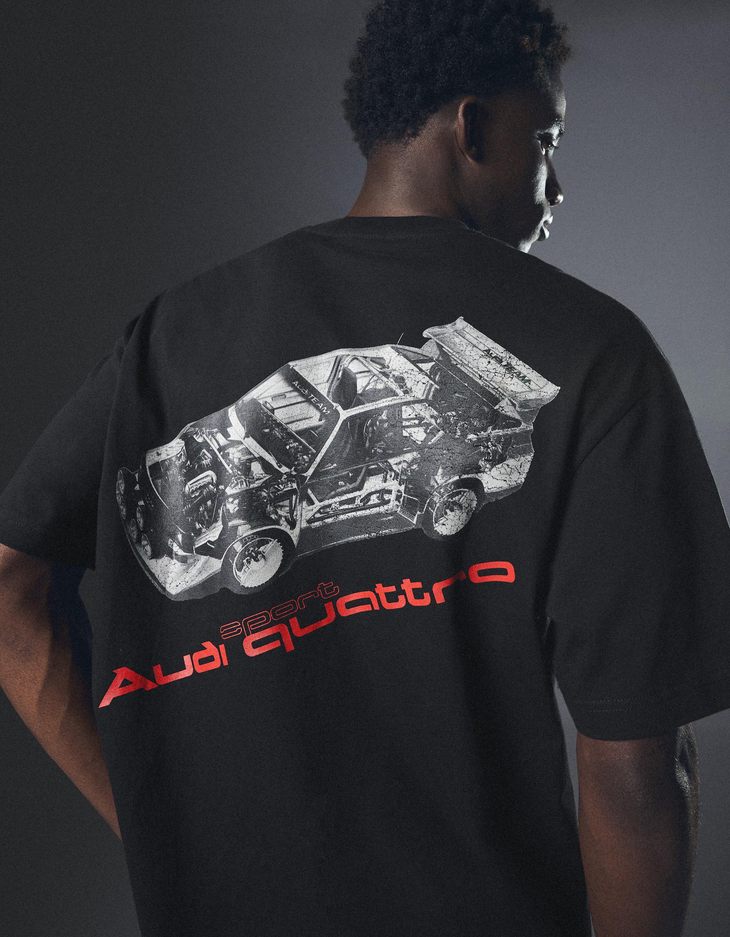 Relaxed fit T-shirt AUDI — Black