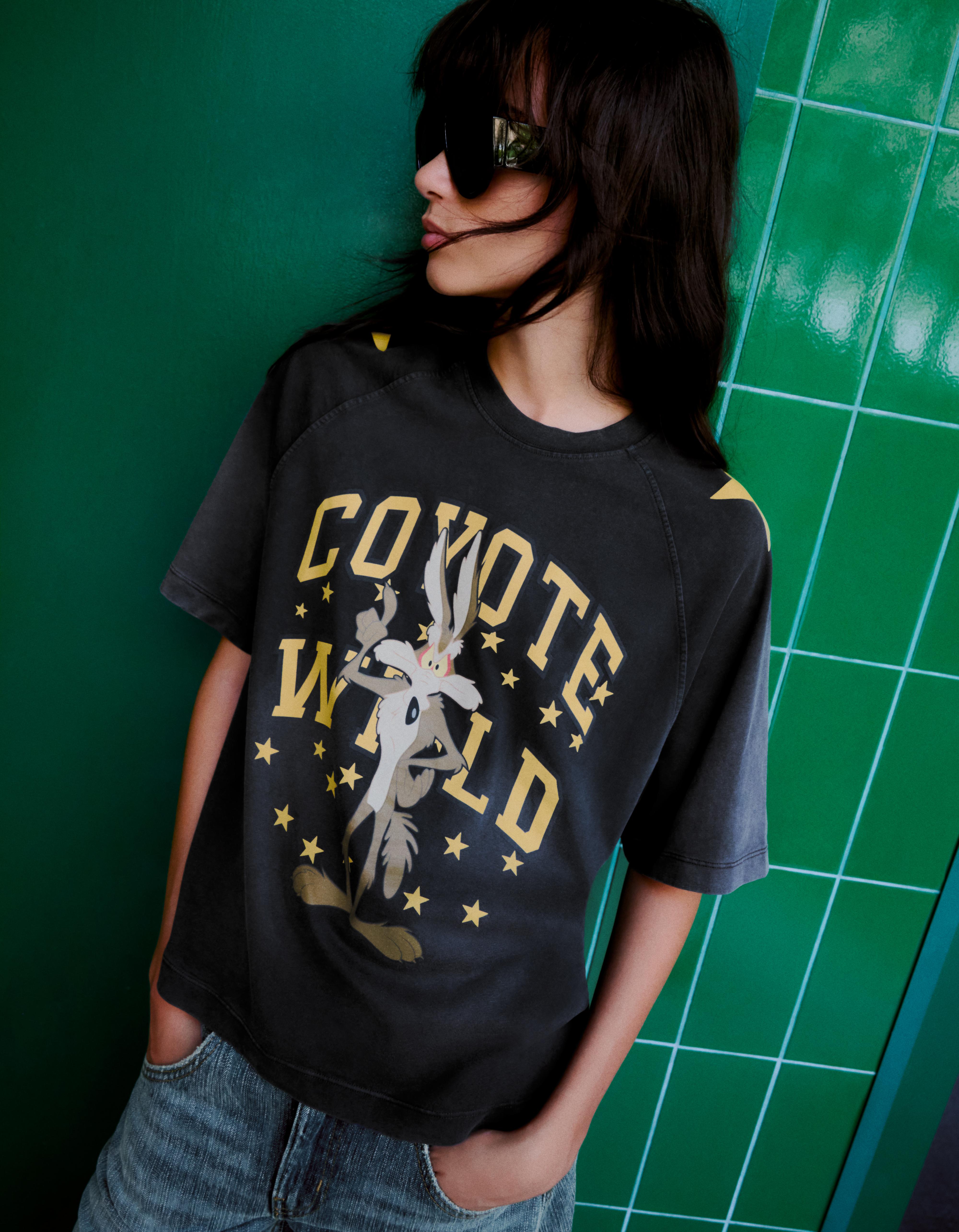 LOONEY TUNES oversize short sleeve T-shirt — Grey