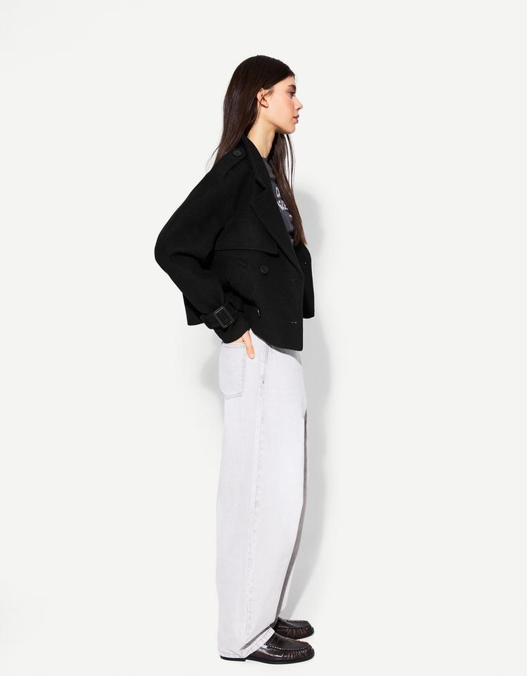 Cazadora trench corto soft