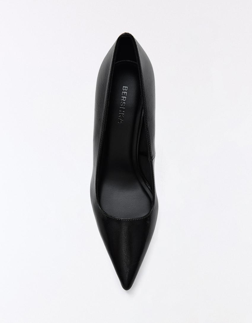 BUTY NA WYSOKIM OBCASIE-Czarny