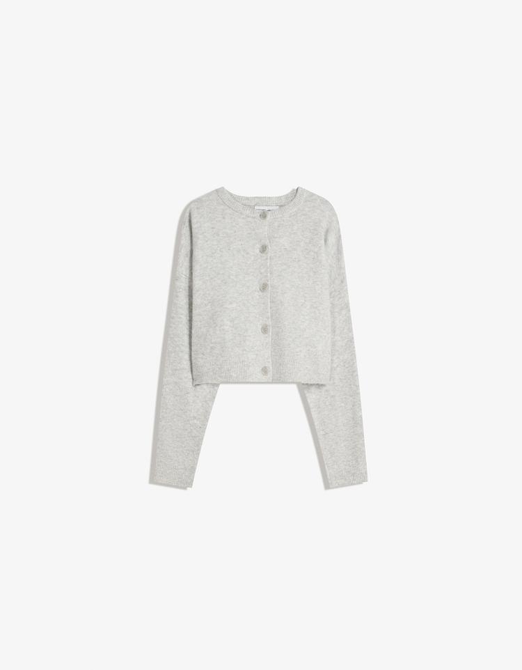 Soft touch button-up cardigan
