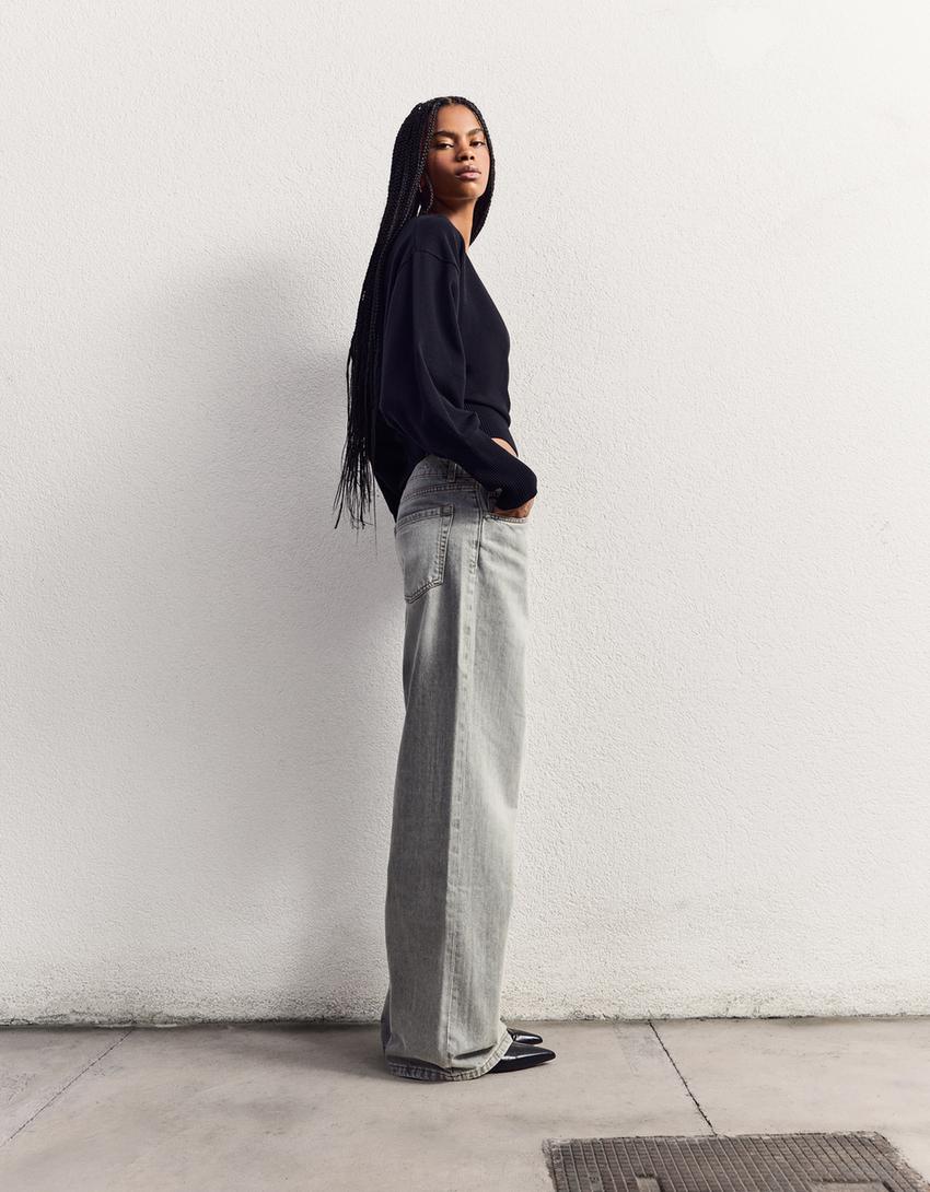 Baggy jeans-Grey-2