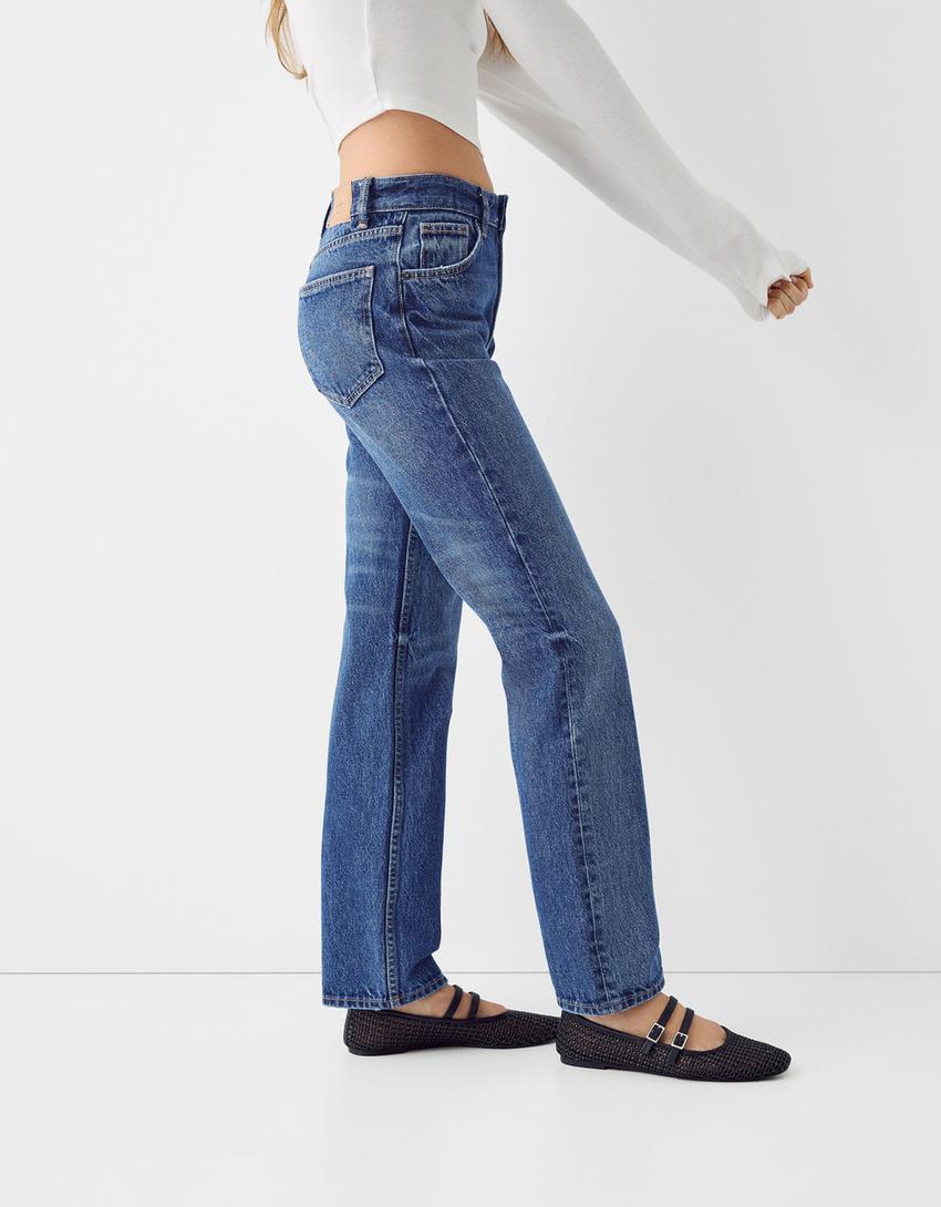 Jean straight-Bleu-3