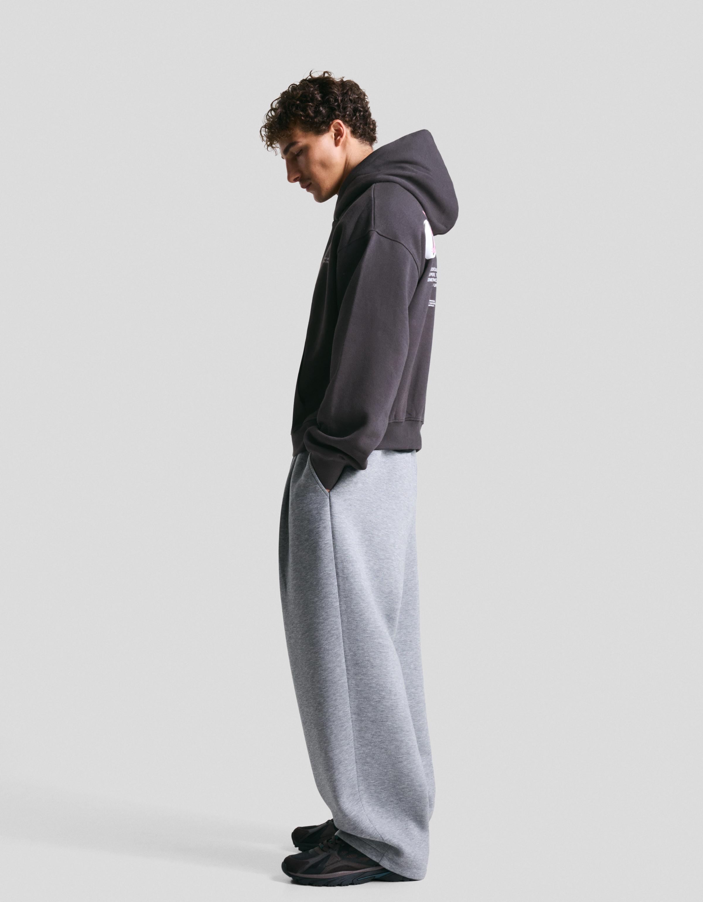 Baskılı kapüşonlu sweatshirt - Görsel 26