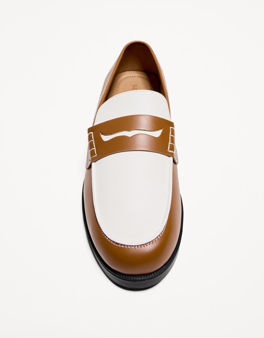Contrast loafers