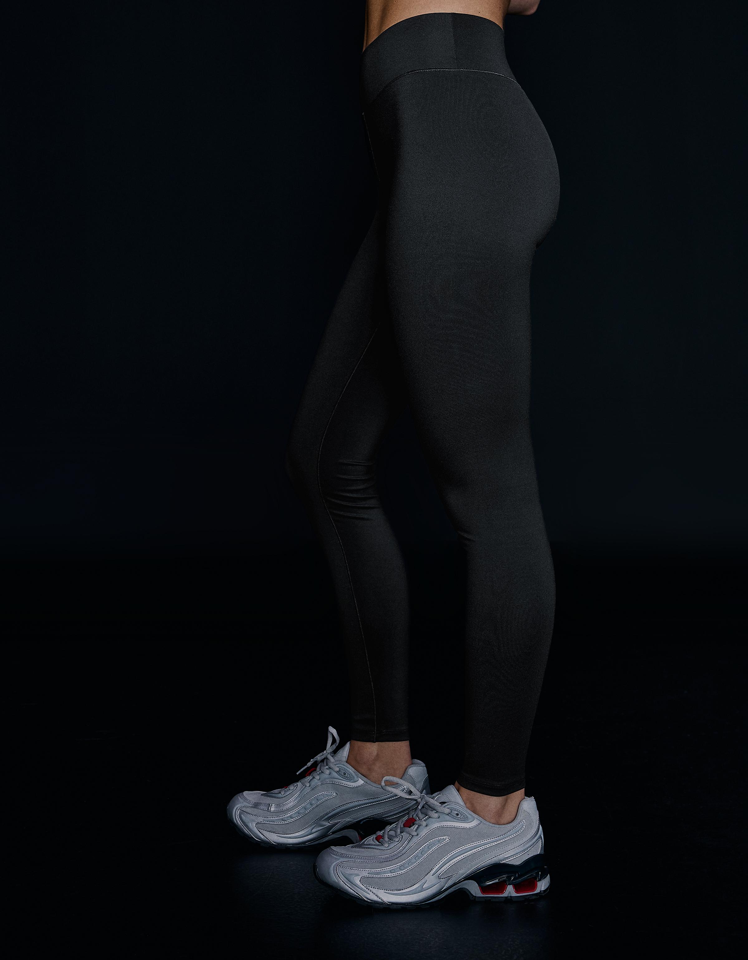 Technical fabric breathable & quick-dry leggings — Black