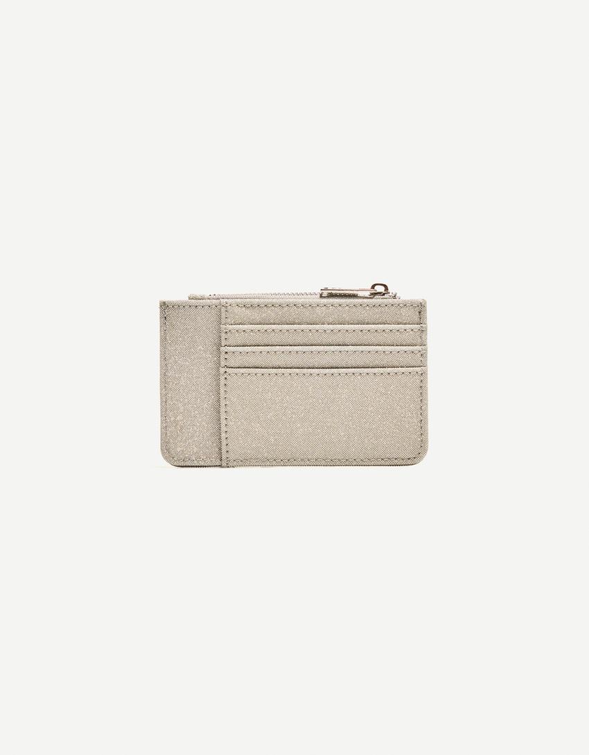 Shiny card holder-Silver