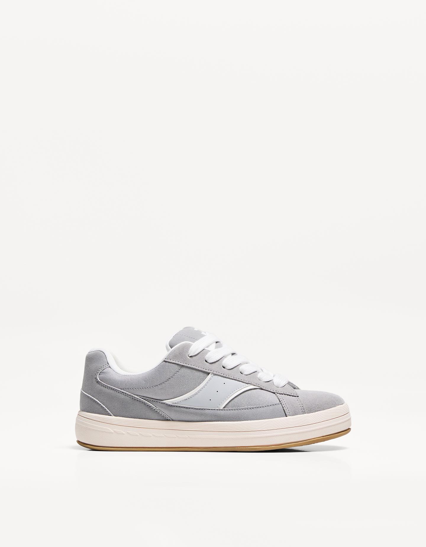 Bershka buty sportowe skater szary