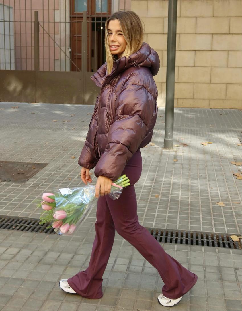 Blouson bouffant-Violet