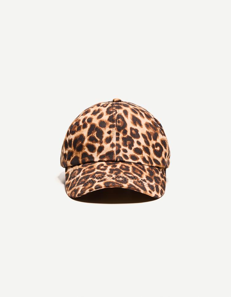 Animal print cap