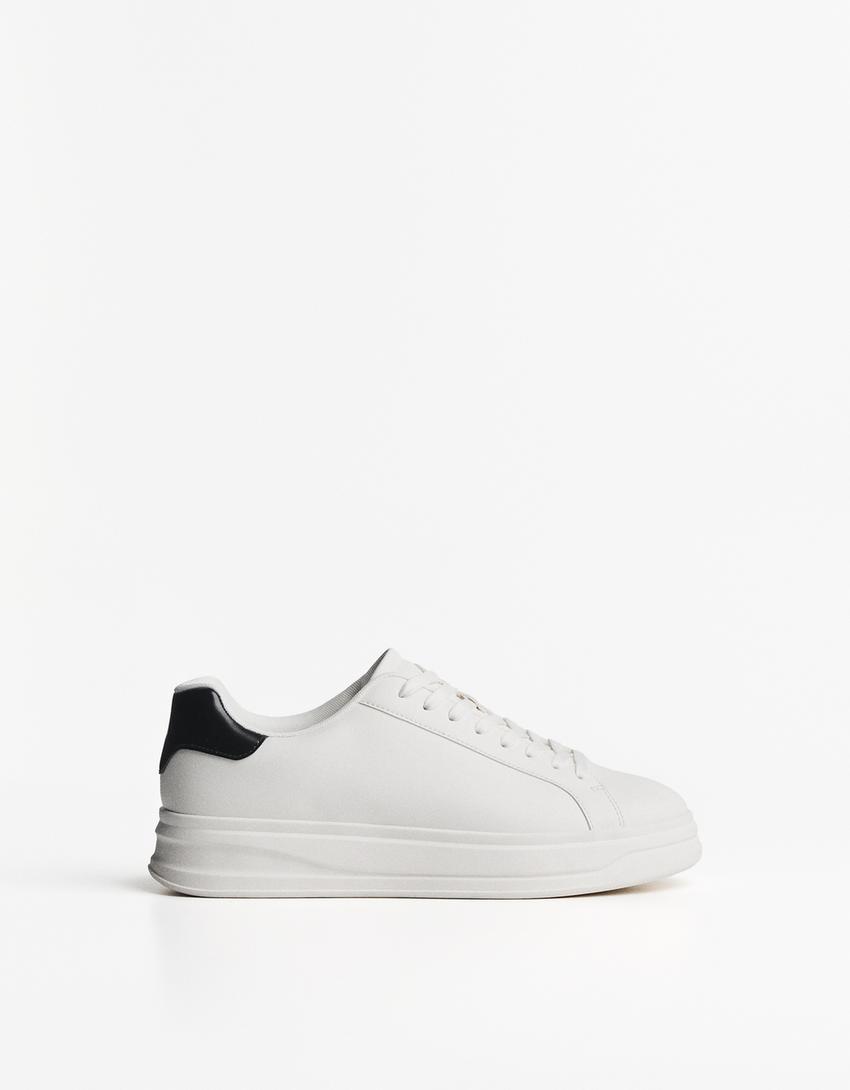 Baskets basiques-Blanc-0