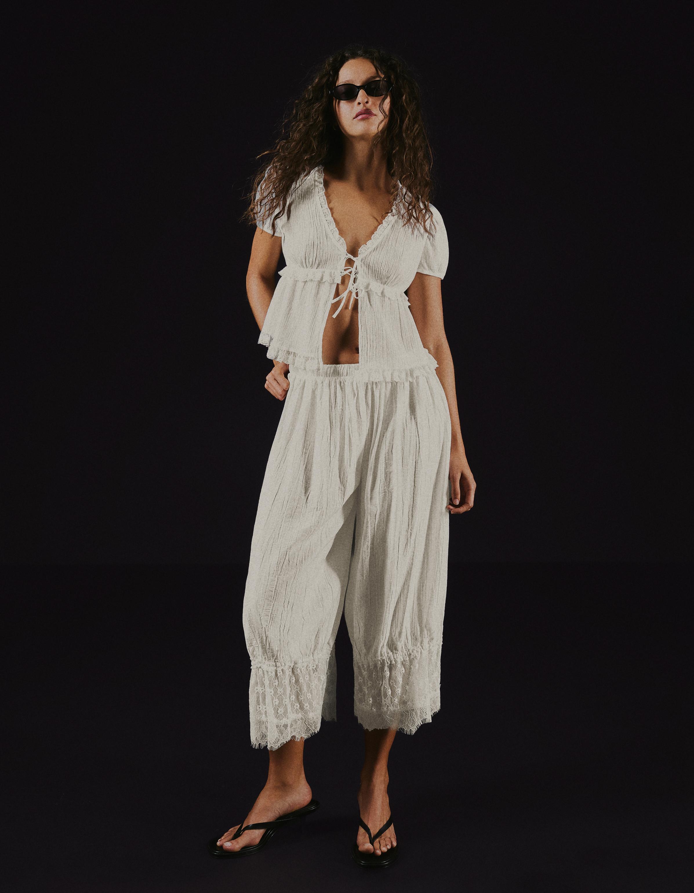 Şalvar paça lencero pantolon - Görsel 73