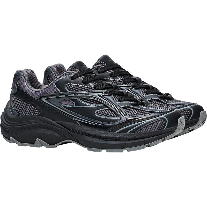 Chunky sole trainers — BLACK