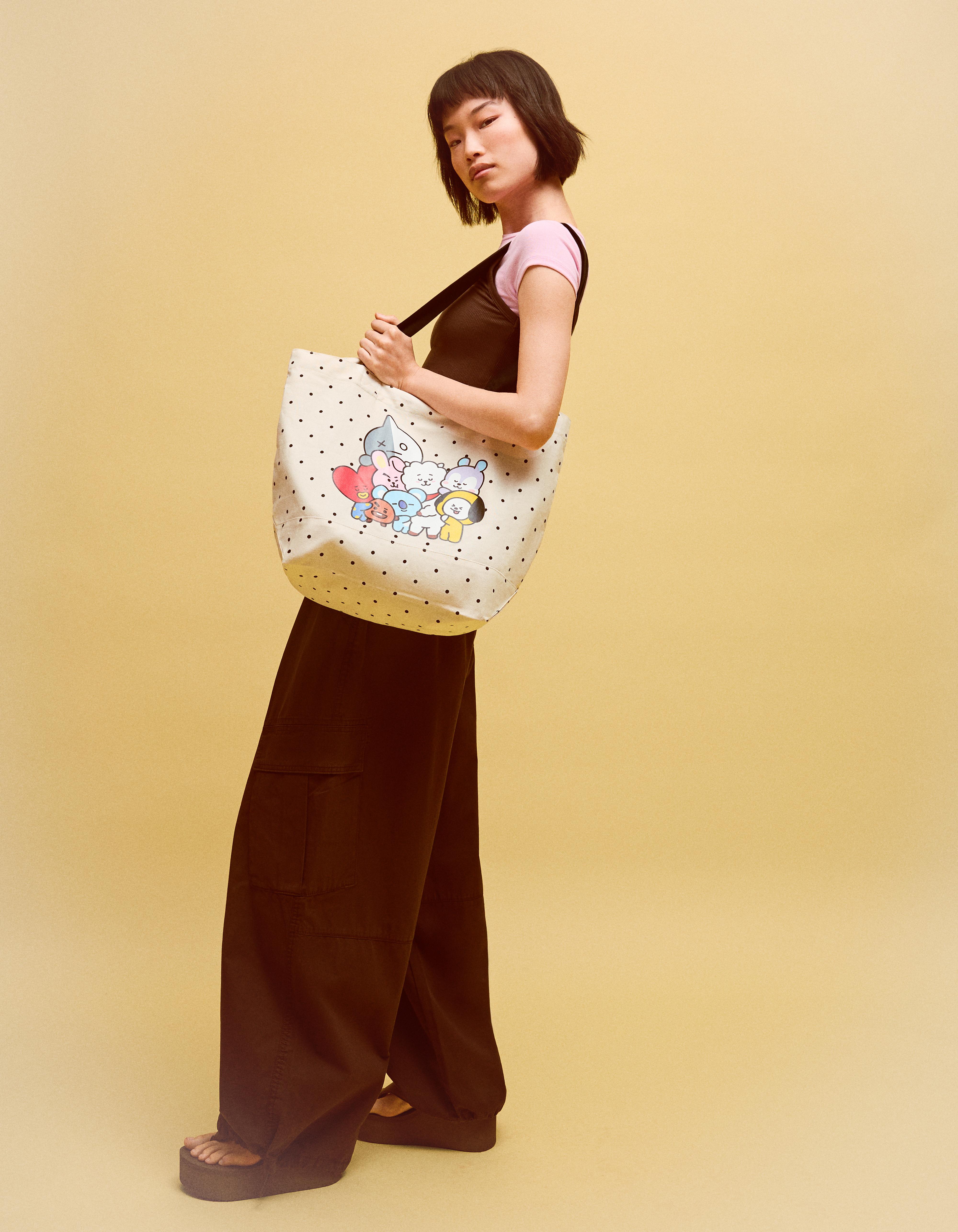 BT21 tote bag — Cream