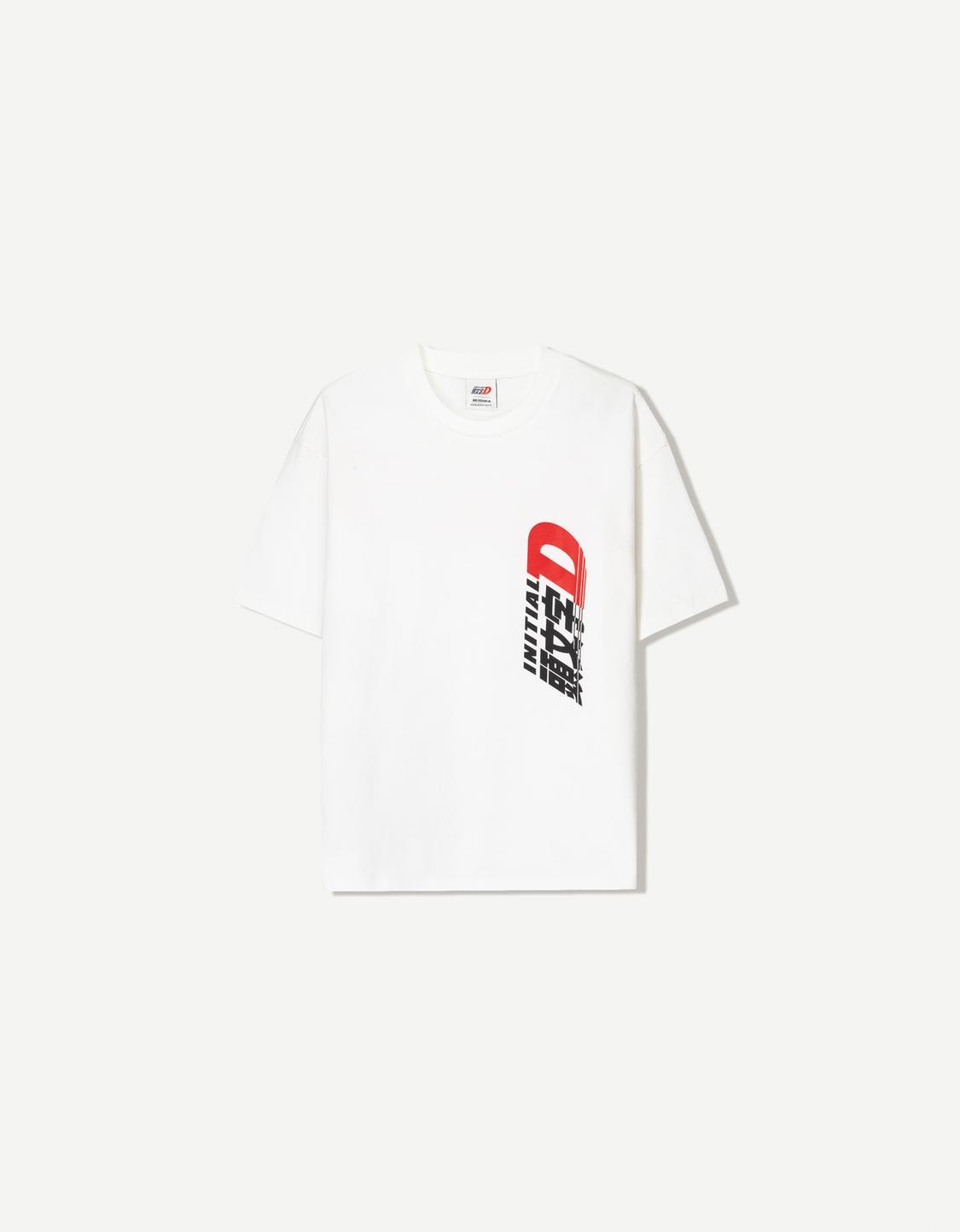 Initial D print short sleeve T-shirt