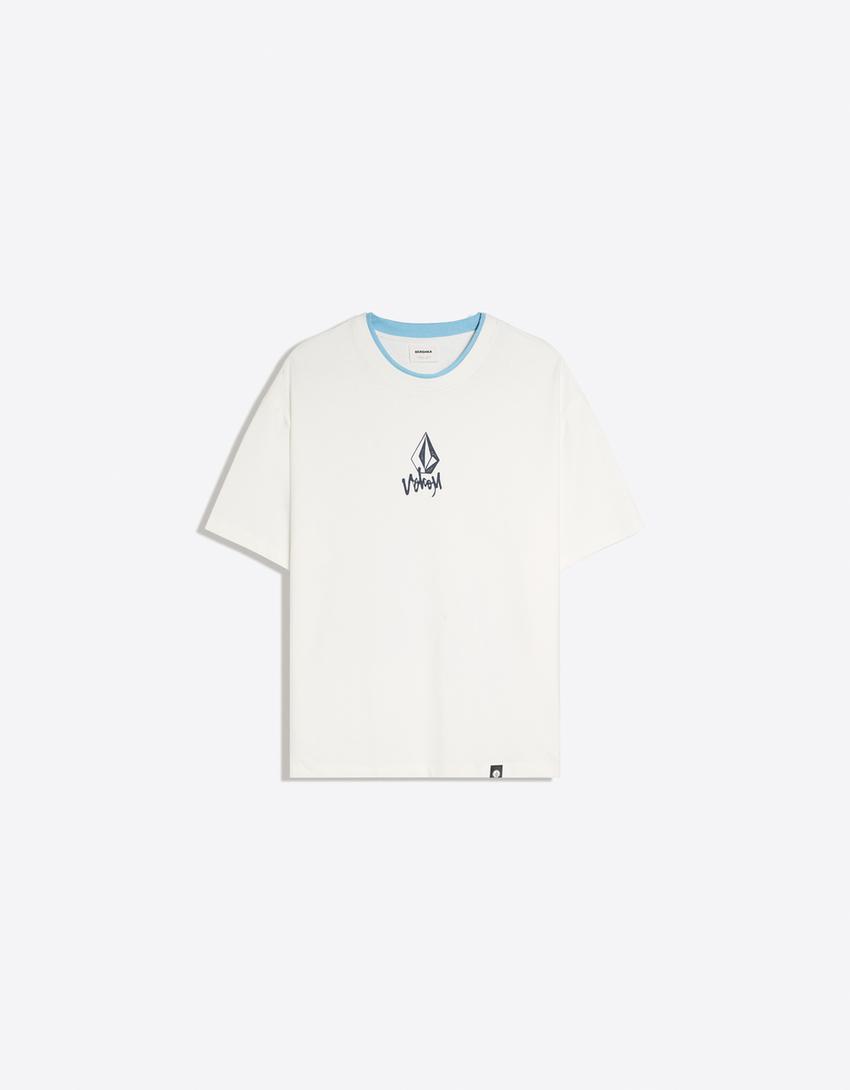 Koszulka Volcom o kroju relaxed-Biały