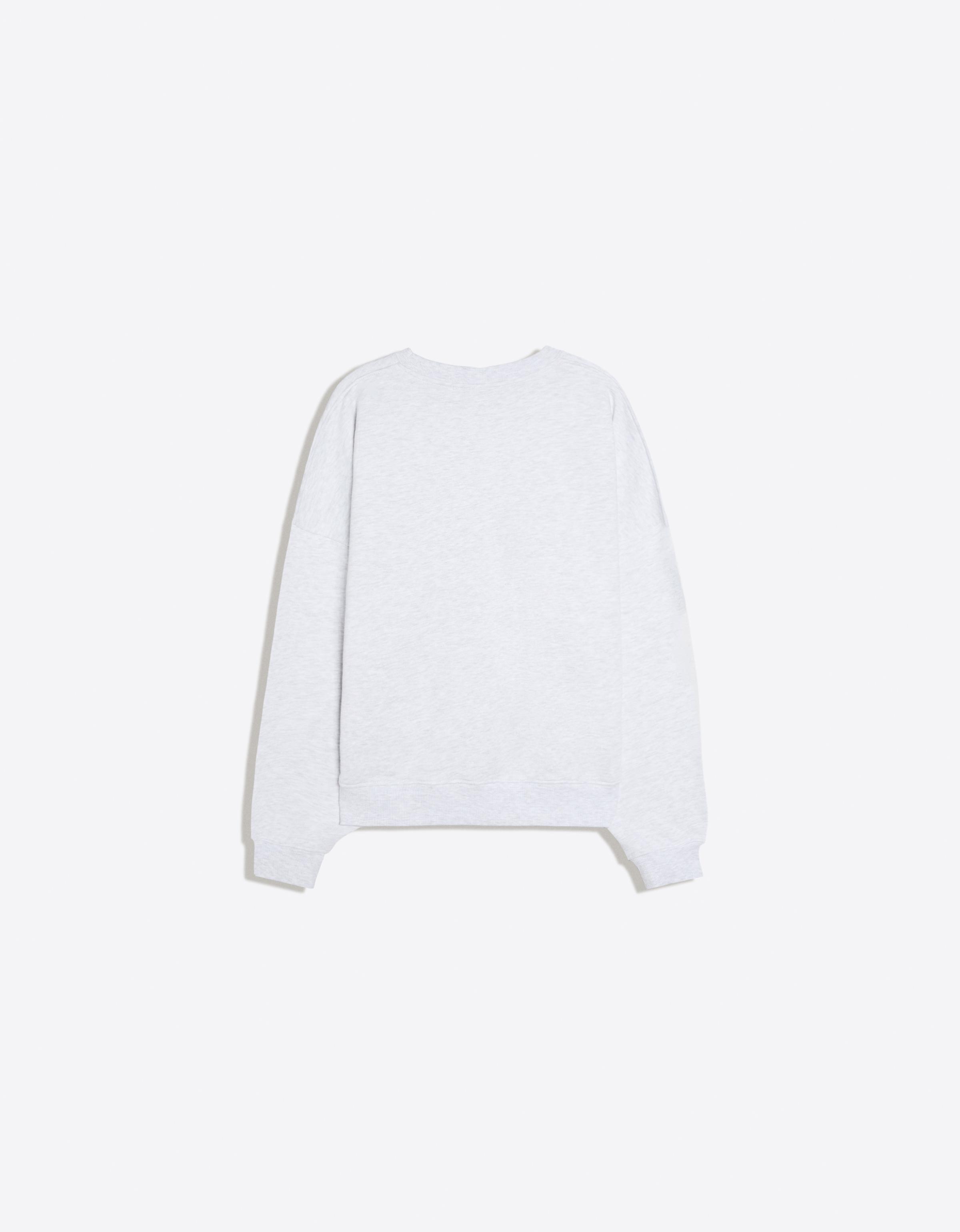 Round neck sweatshirt — Grey