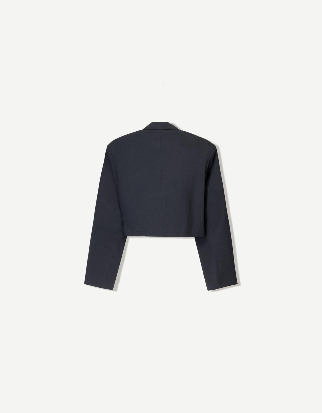 Double-breasted boxy fit blazer