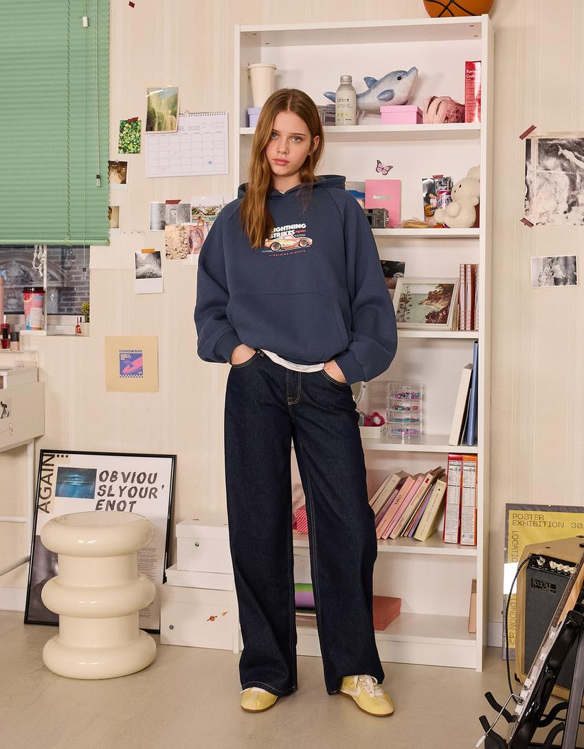 Cars hooded sweatshirt-Navy