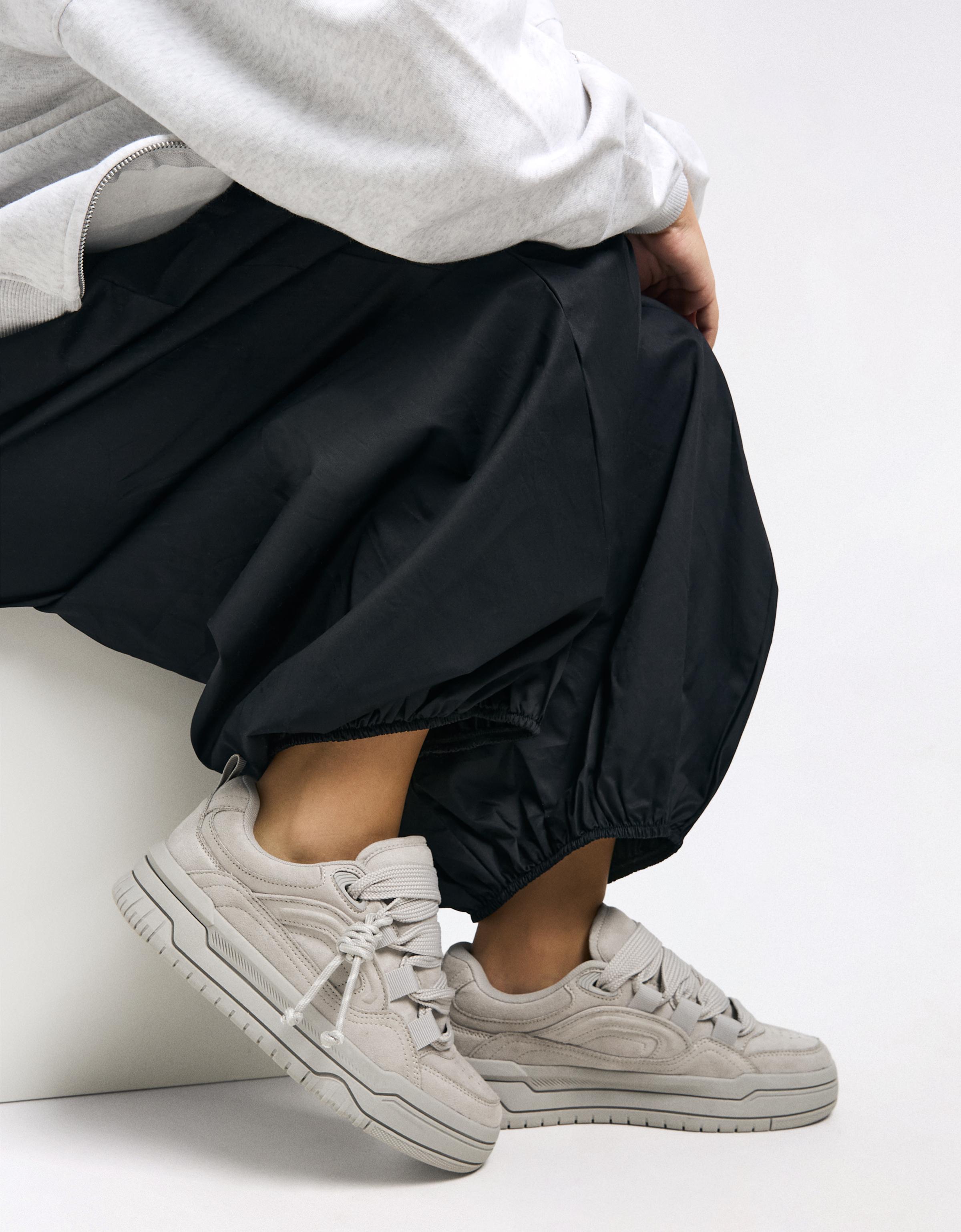 Chunky skate trainers — Grey