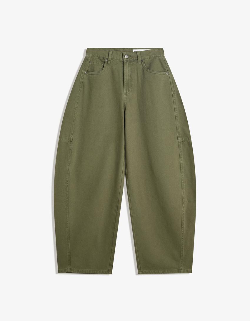 Barrel Hose-Khaki-3