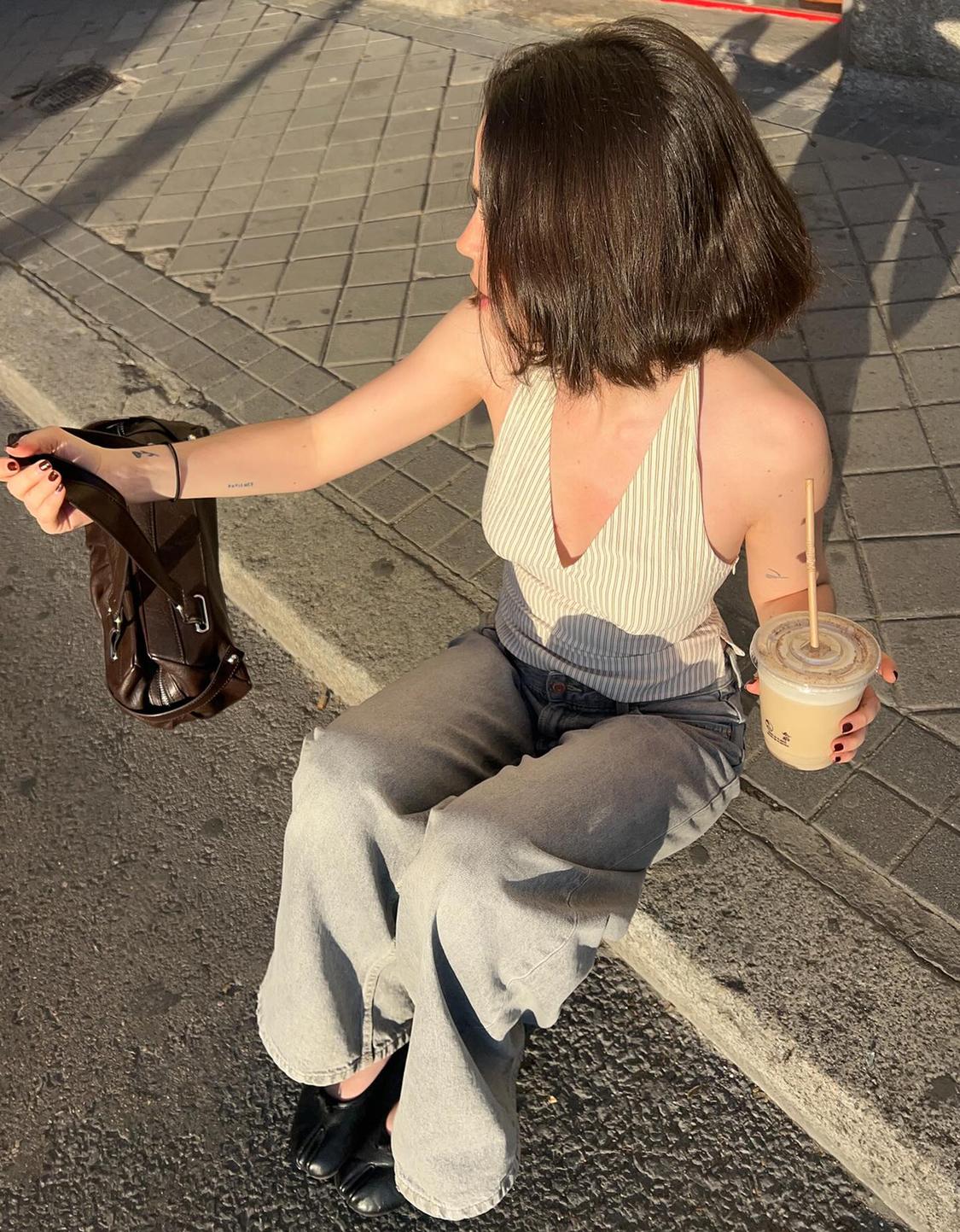 Striped rustic top