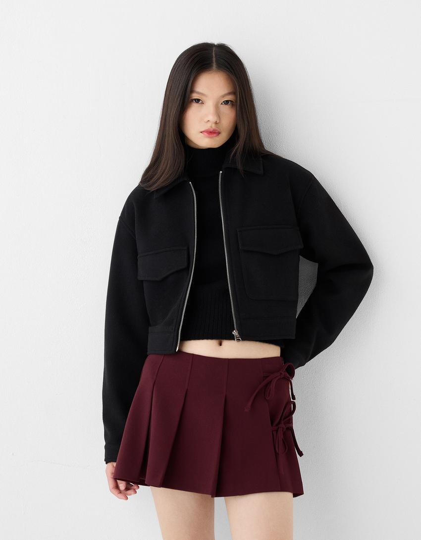 Soft cropped jack-Zwart-0