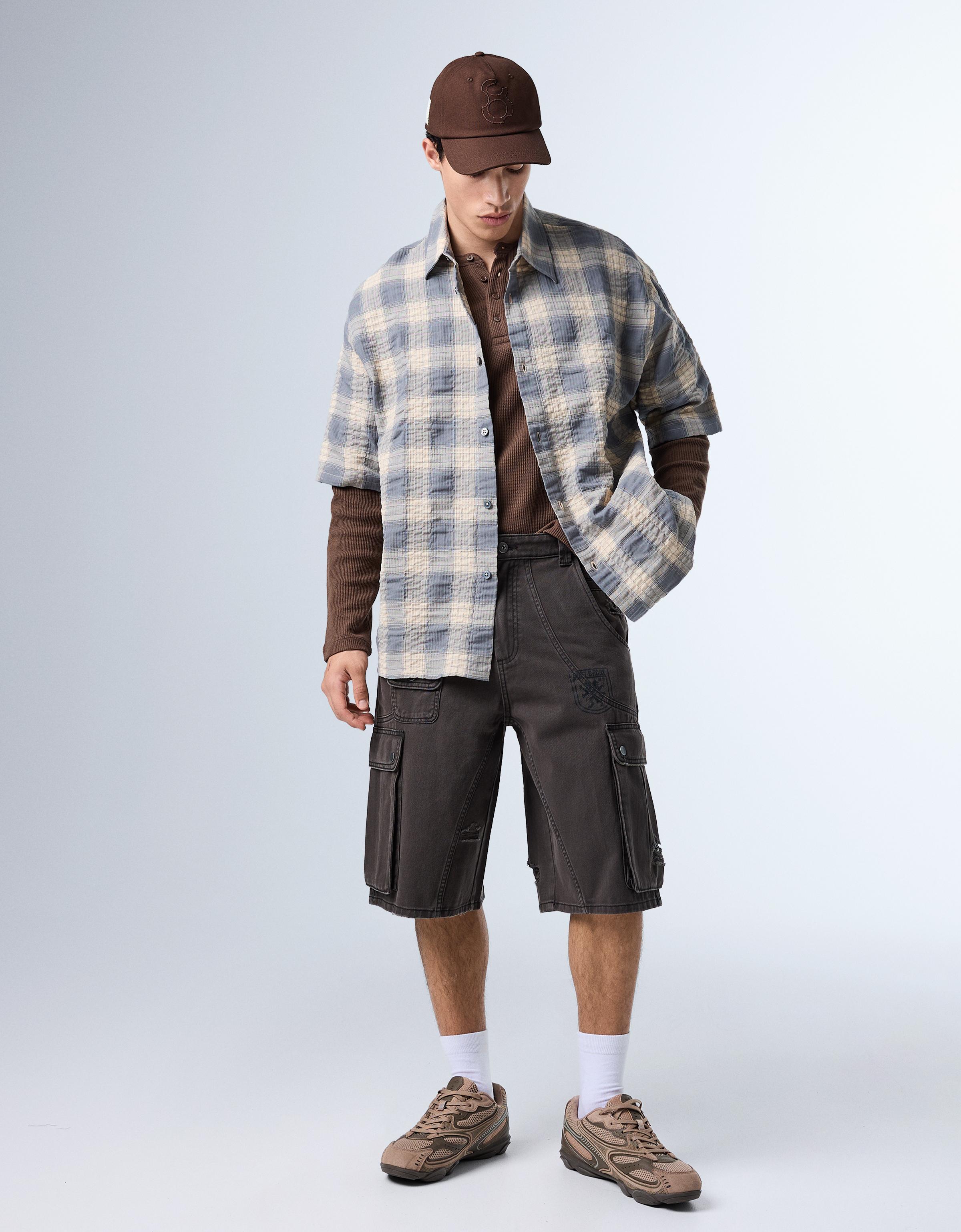 Skater kargo bermuda - Görsel 20