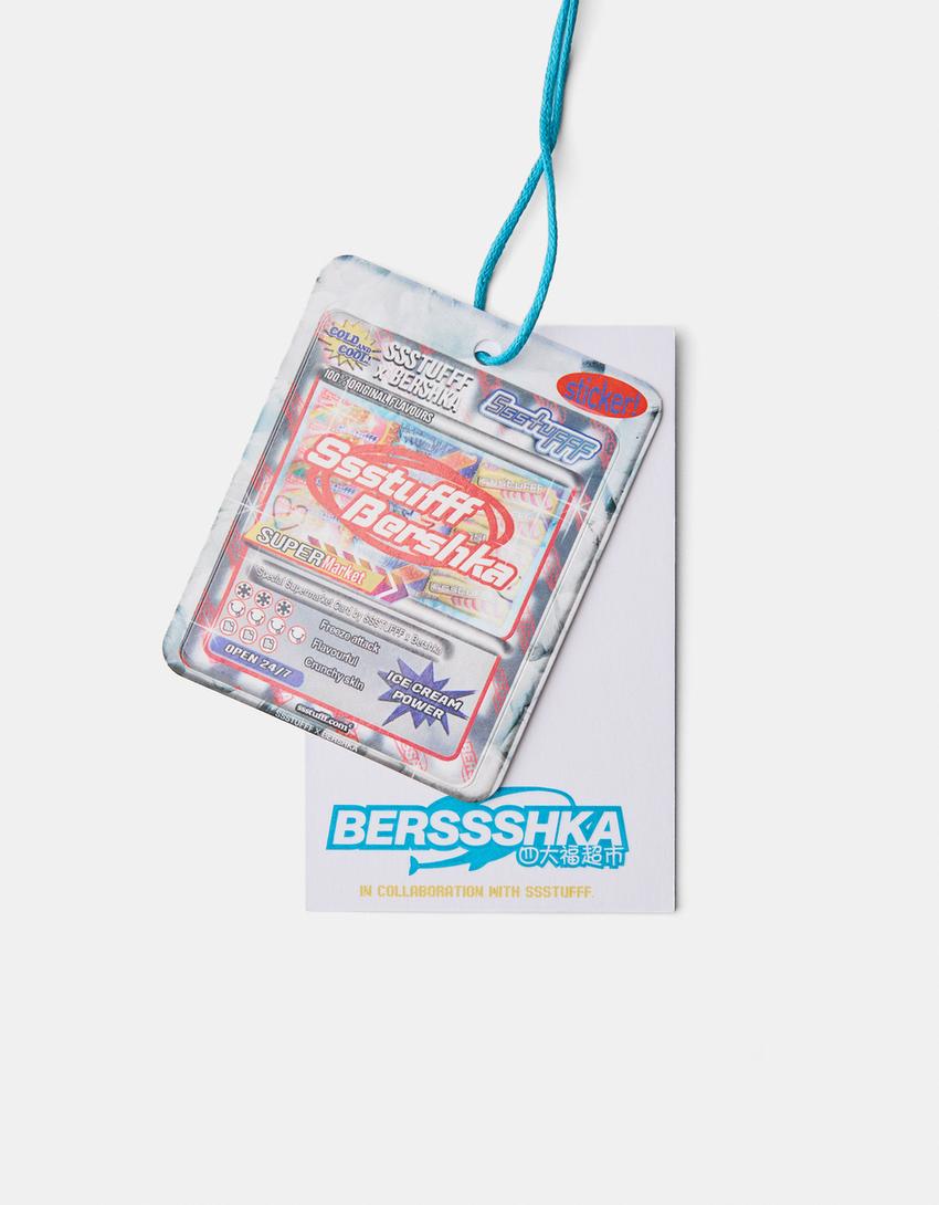 T-shirt polo BERSSSHKA X SSSTUFFF imprimé-Vert-9