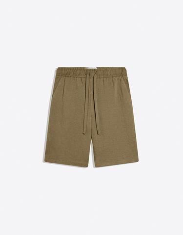 Rustic jogger Bermuda shorts — Khaki 5